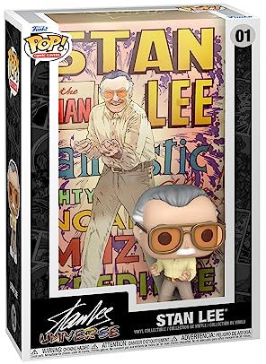 Funko Pop! Comic Cover: Marvel - Stan Lee - Vinyl-Sammelfigur - Geschenkidee - Offizielle Handelswaren - Spielzeug Für Kinder und Erwachsene - Modellfigur Für Sammler und Display