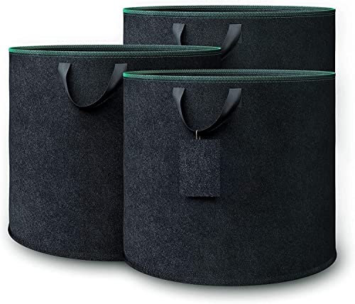 Optimal Products FABRIC POT BREATHABLE CONTAINER PLANT GROW BAG PLANTER ROOT NURSE HYDROPONICS (30 Litre)