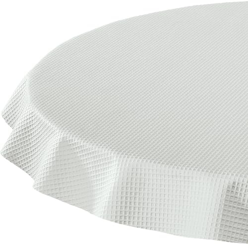 Erwin Müller Tischpolster Creme Größe oval: 110x230 cm