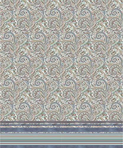 Bassetti NOTO Foulard aus 100% Baumwolle in der Farbe Grau G1, Maße: 180x270 cm -9322027