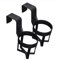 ZBGUN Lot de 2 porte-gobelets de voiture, imperméables et durables - Accessoires de rangement universels pour tapis de course et réfrigérateur (noir #14 x 7 x 14 cm)