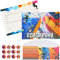 Seasboes Einladung Klettern 12 Einladungskarten 12 Umschläge 12 Aufkleber, Bouldern Kletterhalle Einladungskarten, Kletterpark Partycards, Kindergeburtstag Party Einladungskarten für Junge, Mädchen