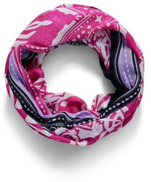 STREET ONE Damen A572427 Print Loop Schal, Magnolia pink, A