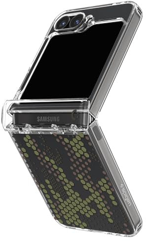 Spigen Ultra Hybrid Pro Coque Compatible avec Samsung Galaxy Z Flip 6 - Digital Camo