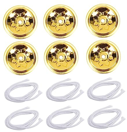 OUNONA Faser Docht Ersatz Für Alkohollampen Dochtscheibenhalter Docht Für Laborbrenner Petroleumlampen Butterlampen
