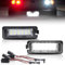 GSOWO LED Kennzeichenbeleuchtung für V-W Golf 4 5 6 MK4 MK5 MK6 Passat Polo CC Eos Scirocco, [Langlebig & Effizient] Hochwertige Canbus Fehlerfrei 18 SMD Nummernschildbeleuchtung, 2 Stücke