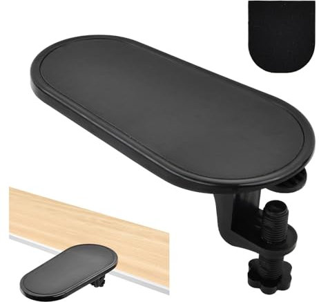 Aomhrek Handgelenkstütze Computer Handständer Maus Armlehne Halterung Armauflage Schreibtisch Dreharmstütze Handgelenkauflage