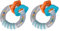 Simba 104010178 - ABC Touch Ringrassel, zum Greifen, Fühlen und Rasseln, 9cm (Packung mit 2)