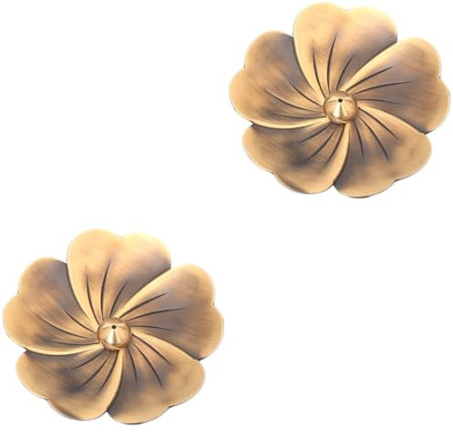 SOLUSTRE 2stücke Creative Retro Ornament Räuchergefäß Für Dekoration Multifunktionaler Brass Incense Burner Im Wasserfall-Design Für Zuhause Büro Und Entspannung