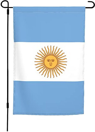 Bandera de Argentina para jardín, 30 x 45 cm, doble cara, para casa o jardín, pequeña, decorativa.