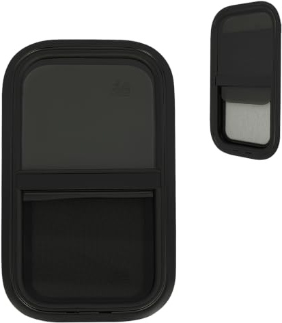 LKHDONG Wohnwagen Fenster Schiebefenster Camper Seiten Fenster Wohnmobilfenster mit Fliegengitter, RV Seitenfenster Lüftungsfenster für Wohnmobile, Wohnwagen und Baufahrzeuge (300*550mm)