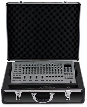 UNISON Case für Roland TR-1000, DJ-Hardcase (Controller Case aus Aluminium, ausgestanzter Schaumstoffeinsatz, abschließbar, Transportkoffer mit ergonomischem Tragegriff)