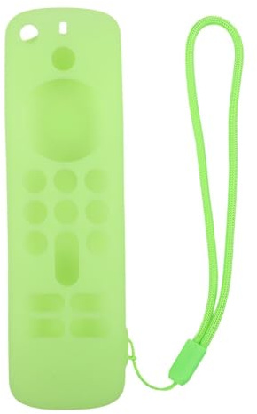 WheatThrive Silikonhülle, Fernbedienungsabdeckung, stoßfester Griff, rutschfeste Textur, leichtes Design, für Fire TV Stick 4K HD