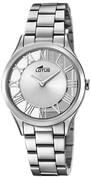 LOTUS Montre pour Femme 18395/1 Trendy Boîtier en Acier Inoxydable Gris Bracelet en Acier Inoxydable Gris
