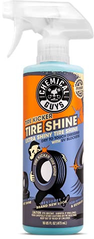 CHEMICAL GUYS® Tire Kicker TVD11316 – Reifenglanz & Kunststoffpflege Auto, Farbauffrischung für alle Kunststoffteile, Autoreifen, Gummi - langanhaltender Schutz & Pflege,Kunststoff Auffrischer - 473ml