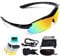 V VILISUN Polarized Sports Sunglasses, UV400 Protection Cycling Glasses with 5 Interchangeable Lenses for Men Women in Cycling, Fishing, Running, Driving, Golf, Baseball, Outdoor Activities (BLACK)