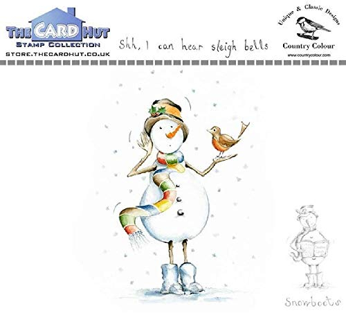 The Card Hut - Snowboots Shhh, I Hear Sleigh Bells Stamps