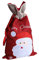 TOYMYTOY Nikolaussäckchen Weihnachten Säckchen Geschenkbeutel Geschenksäckchen Weihnachtsdeko Süßigkeiten Beutel zum Befüllen（Weihnachtsmann）