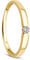 OROVI – Gold Ring aus 8 Karat Gelbgold (333) mit 0.05 Ct Diamant – Solitärring Damen mit Brillant – Verlobungsring allergenfrei & handgemacht (Größe 52)