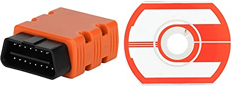 KW903 Diagnosescanner OBD2 KW902 ELM Car WiFi Diagnosetool Auto Scanner Code Reader für Telefon(Orange)