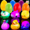 JOYIN 6 Pcs Prefilled Easter Eggs with Light-up Bath Toys Animal Floating Bathtub Toys for Kids Toddler Party Favor, Easter Eggs Hunt, Basket Stuffers Filler, Classroom Prize Supplies