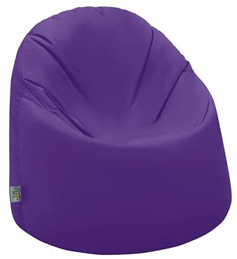 Ready Steady Bed Poltrona a Sacco per Bambini | Comodo Sedile BeanBag per Interni ed Esterni | Mobili per Bambini Resistenti all'acqua | Design Ergonomico Durevole Comodo (Viola)