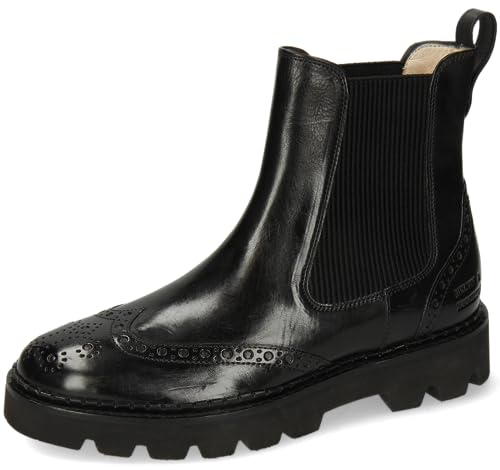 Melvin & Hamilton Jade 8, Chelsea Barco Mujer, Negro, 37 EU