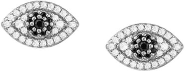 Fossil Ohrringe Für Frauen Sterling Silber, Länge: 6mmm, Breite: 10mm Silber Sterling Silber Ohrringe, JFS00583040