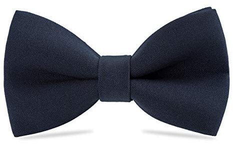 WELROG Klassische gebundene Fliege Kids & Men’Formal Solid Tuxedo Gabardine Einstellbare Fliege Krawatte für Erwachsene & Kinder für Hochzeitsfeier Ausgefallene Plain Bowties