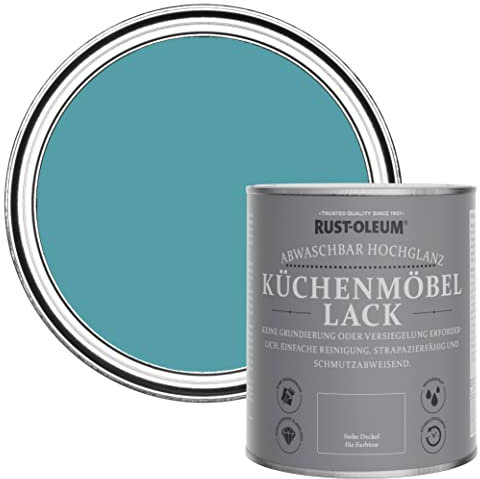 Rust-Oleum Blue Kitchen Cupboard Paint in Gloss Finish - Belgrave 750ml