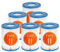 Benfosh 6 filtros de Piscina compatibles con BestWay Cartridge II,para BestWay 58094 tamaño II,Filtro de Piscina de 4.1 x 5.3