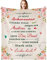 G-dake Schwester Geschenk, Beste Schwester Kuscheldecke mit Spruch, Sinnvolles Geschenk für Schwester Geburtstagsgeschenk Geschenkideen, Flauschige Decke 130x150cm
