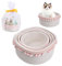 Roseyan 4er Set Aufbewahrungskorb Korb,Aufbewahrungskorb Geflochten Baumwollseil Kinder Baumwollseil Geflochten Stapelbare Deko Korb für Kinderzimmer Wohnzimmer Bad (Geschenkverpackung Star Gaze)
