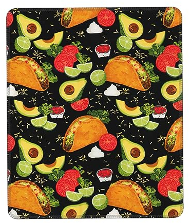 Allzweck-Mauspad mit Lebensmitteldruck, rutschfeste Unterseite, langlebige Handgelenkstütze, Gaming, Lernen