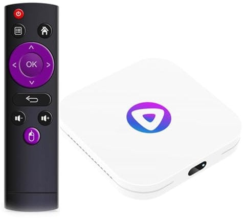 CHROX Android TV Box 13.0, h96 max m1 4GB RAM 64GB ROM, 4K HD WiFi 6 mit RK3528 CPU 3D 2.4G/5G WiFi Bluetooth 5.0 USB 3.0 Android Smart TV Box,2GB+16gb