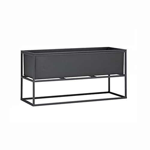 asdchZen Gartenregal, Modernes Pflanzgefäß-Regal, Wetterfest Und Robust, Metall-Pflanzgefäß, Innen- Und Außendekoration (30 cm X 70 cm X 40 cm)
