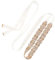 QUARKZMAN Cintura Nuziale con Strass per Abito da Sposa, Cintura a Fascia Damigella d'Onore Cristallo a Mano Oro Rosa, Accessori per Abiti Donna con Nastro