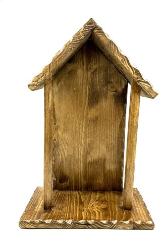 Generico Nische für Statue 30 cm aus Tannenholz für den Außenbereich