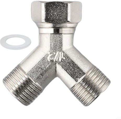 Répartiteur en Y pour robinet de machine à laver en cuivre pratique pour les besoins de plomberie