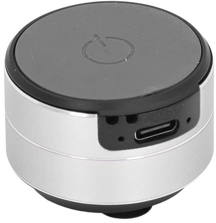 Plyisty Portable Mini Bluetooth 5.3 Speaker, 3W Stereo Bone Conduction Speaker, with Suction Cup, for Shower, Bathroom, Kitchen (Silver)