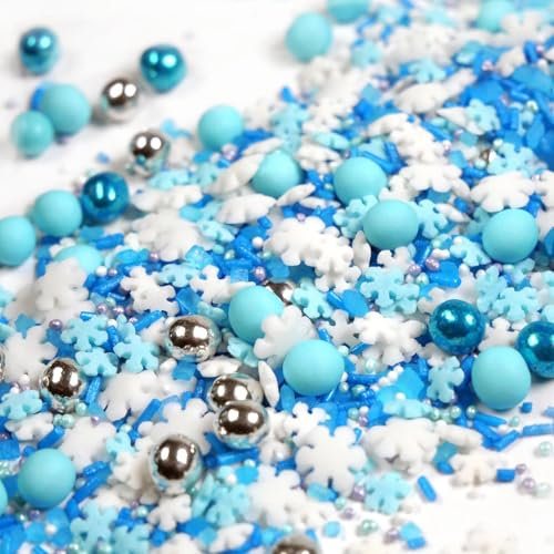 Streuselheld Eisprinzessin 120g Streusel zum Dekorieren und Verzieren von Gebäck aller Art wie Torten Kuchen Keksen Zuckerstreusel