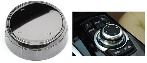 Innenraum Auto Zubehör Für 1 3 4 7 Serie F20 E87 E60 E90 F30 F10 E92 E91 F34 F31 F11 E61 F21 E81 Multimedia-Taste Knopf Abdeckung Auto Knopf Abdeckungen Auto Innenraum Zubehör(Knob 7 keys)