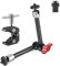 JEBUTU 11/29cm Magic Arm mit Super Clamp, 360° Flexibel Kamera Tischstativ & klemme, Magic Arm Clamp mit Cold Shoe Mount für Monitor, LED Licht, Mikrofon, Max Belastung 2.5KG
