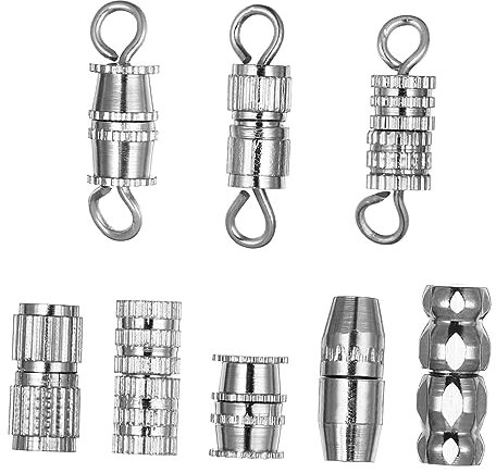 UTHCLO 40pcs Brass Turnbuckle Jewelry Clasps for Necklace Making DIY Pendant Necklace Layering Clasp