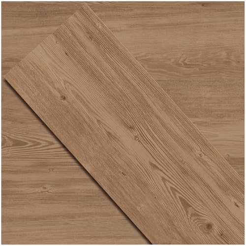 ATOPOSE Vinyl Flooring-Laminate Flooring, Self Adhesive Wood Look 36 Floor Planks-Pink Brown-5.02 m²,Watrerproof and Easy Clean Bathroom Flooring Kitchen Flooring Rental House Flooring