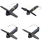 Szwaldaper Ersatzteile Achsenarme mit Motor Propellerrahmen Teile Ersatzzubehör, for Eachine, E58 RC Quadcopter FPV Racing Drone Drohnenarm mit Motorhalterung