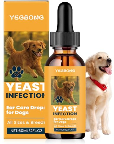 OPEIXSAYKOC Ohrentropfen für Hunde 60ml, Ohrentropfen Hund Entzündung, OhrentropfenHund