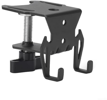 Besttoolifes Camping Gas Cartridge Holder Fits, Camping Canister Hanger Table Clamp Mount, ≤2.5cm Table Space-Saving Bottle Opener Hook(hook)