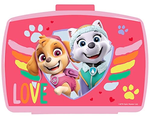 p:os Paw Patrol Design Lonchera de Plástico, Multicolor