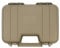 OpTacs Pistolen-Koffer Medium Tan – Robuster Kurzwaffenkoffer mit Schaumstoffeinlage, abschließbar über Ösen, ideal für Pistole & Magazine, 29×19×6 cm Innenmaß